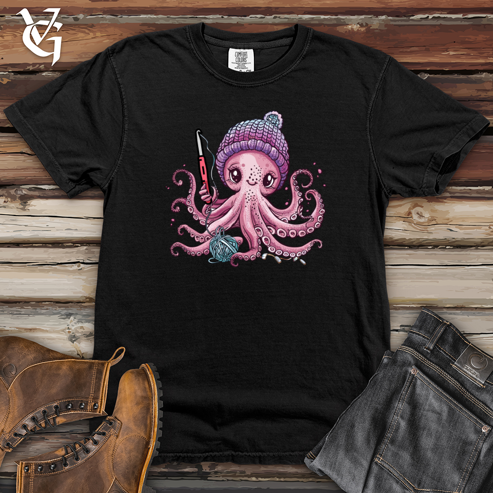 Octopus Crochet Heavy Cotton Comfort Colors Tee