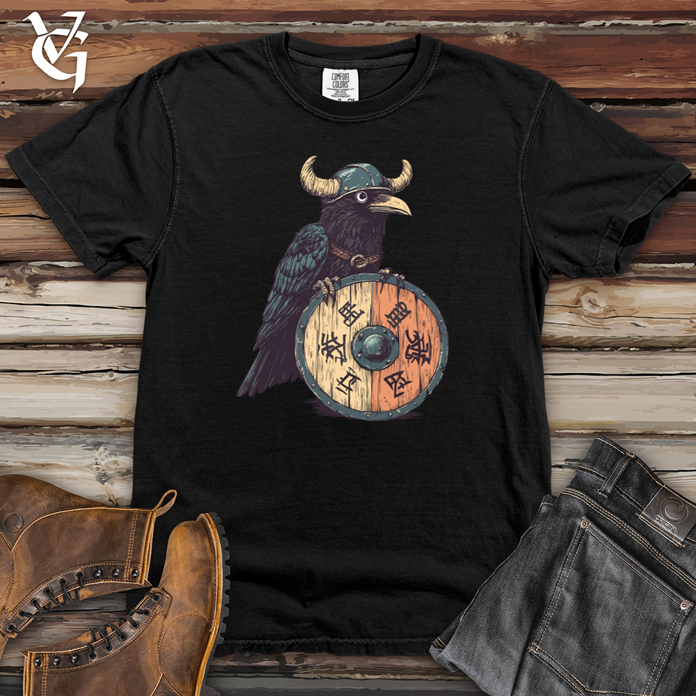 Raven With Shield Heavy Cotton Comfort Colors Tee