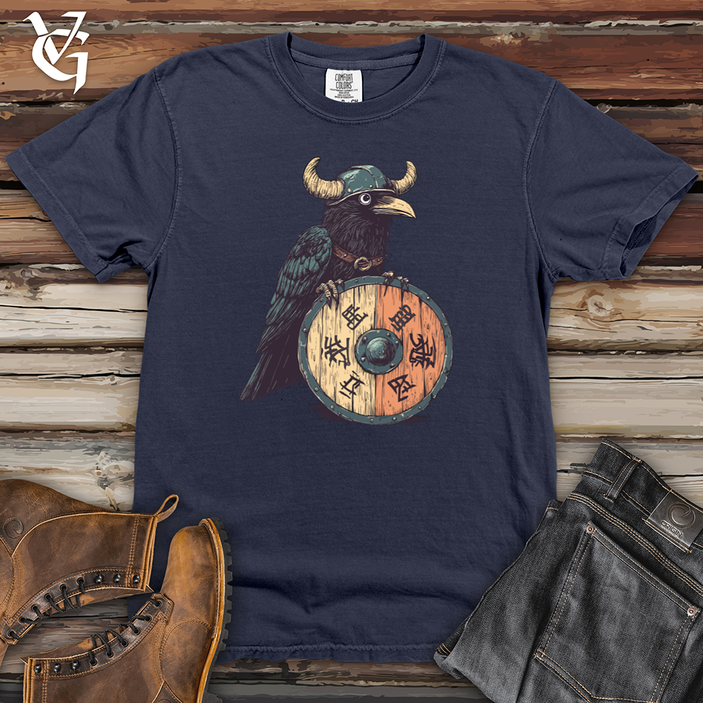Raven With Shield Heavy Cotton Comfort Colors Tee