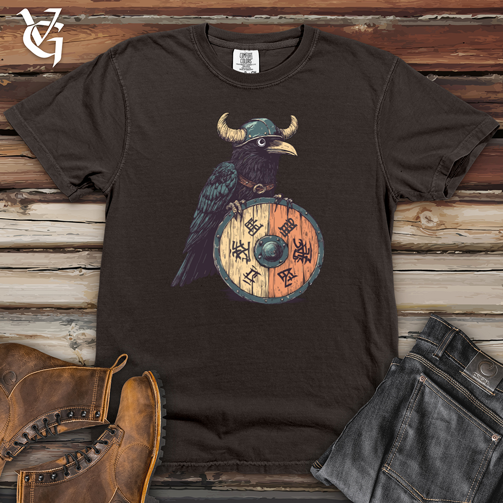 Raven With Shield Heavy Cotton Comfort Colors Tee