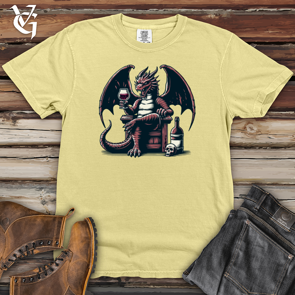 Dragon With Wine Heavy Cotton Comfort Colors Tee
