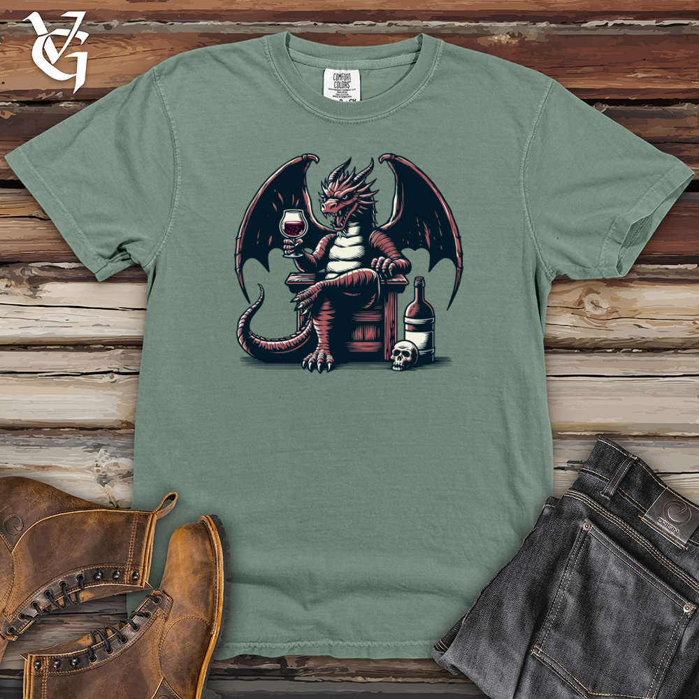 Dragon With Wine Heavy Cotton Comfort Colors Tee