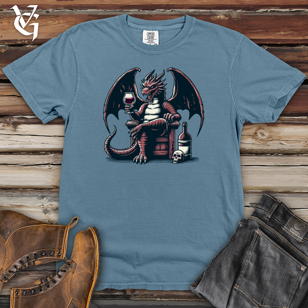 Dragon With Wine Heavy Cotton Comfort Colors Tee