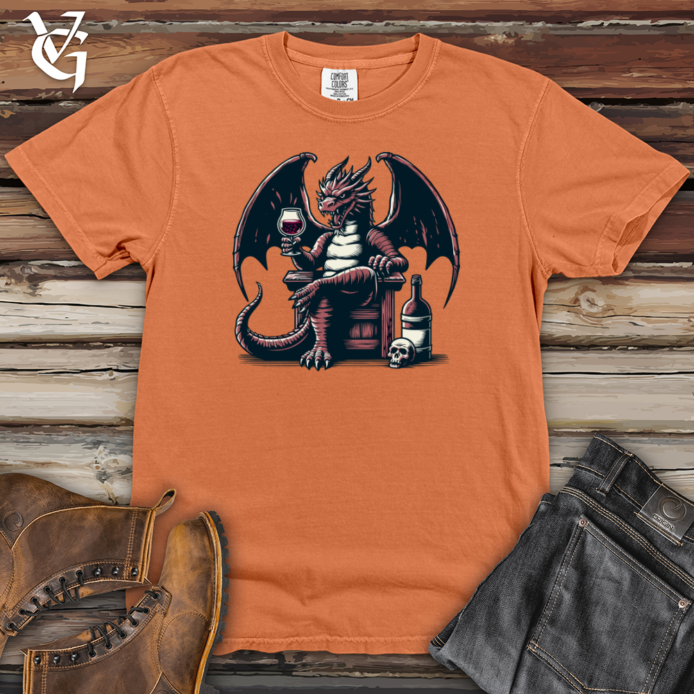 Dragon With Wine Heavy Cotton Comfort Colors Tee