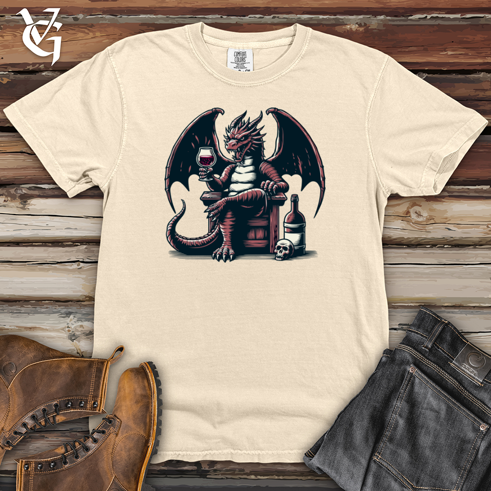 Dragon With Wine Heavy Cotton Comfort Colors Tee