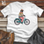 Penguin Riding Bicycle Softstyle Tee