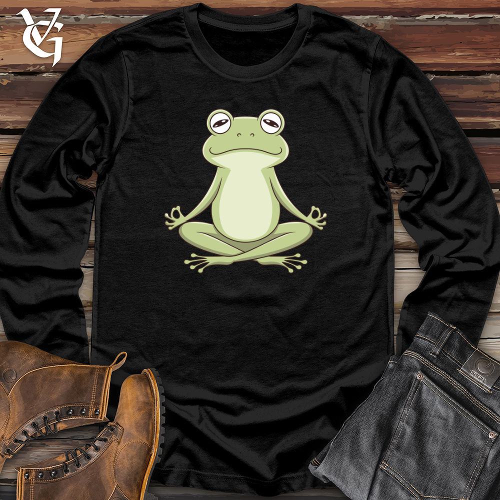 Frog Doing Yoga Long Sleeve