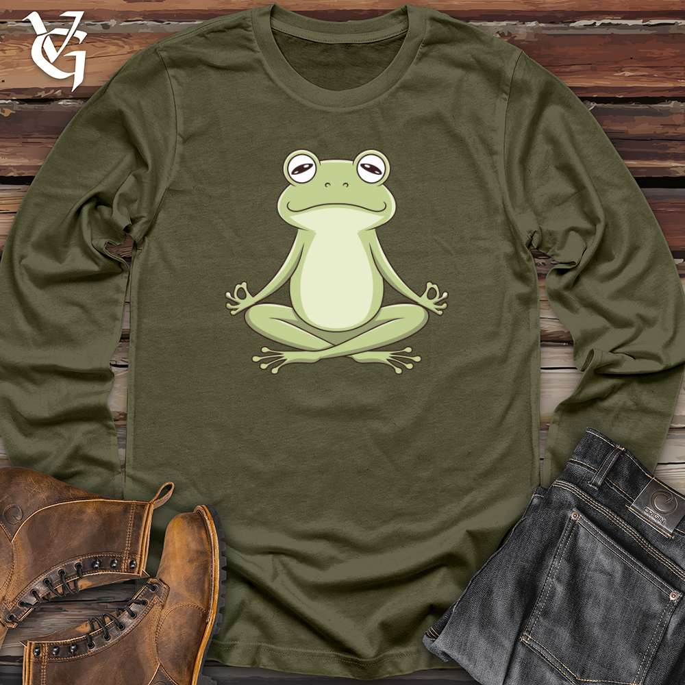 Frog Doing Yoga Long Sleeve