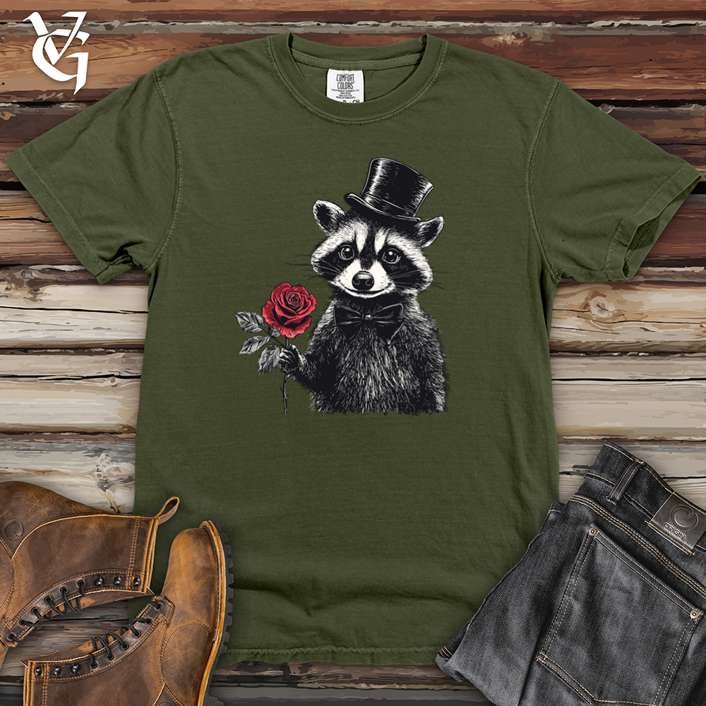Raccoon Valentine Heavy Cotton Comfort Colors Tee