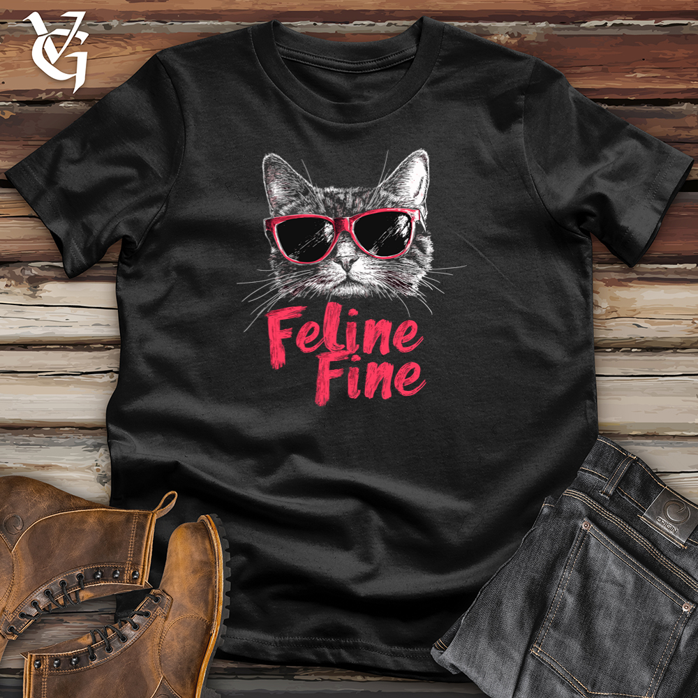 Feline Fine Softstyle Tee