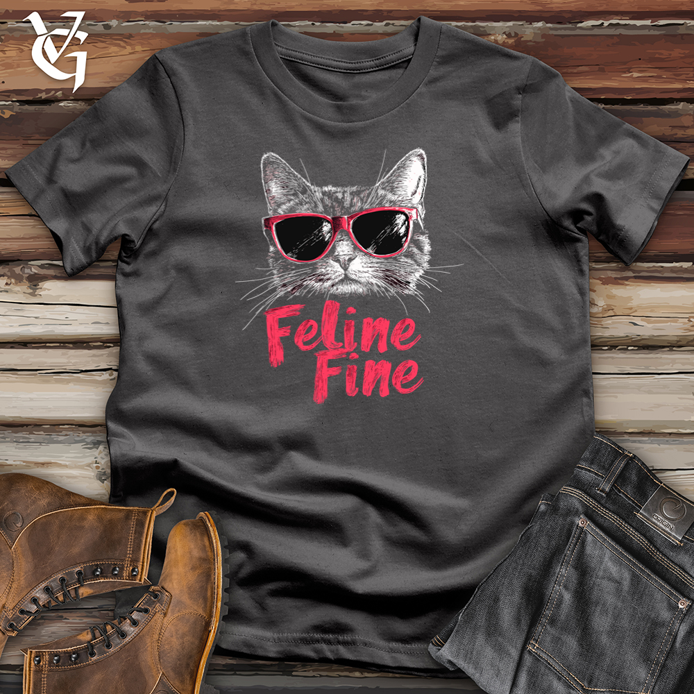 Feline Fine Softstyle Tee