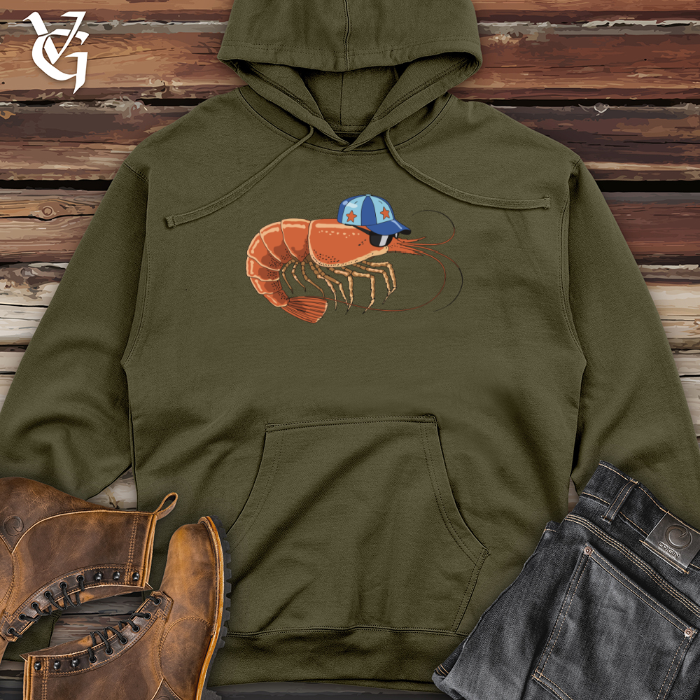 Shrimp With Cap Midweight Hooded Sweatshirt