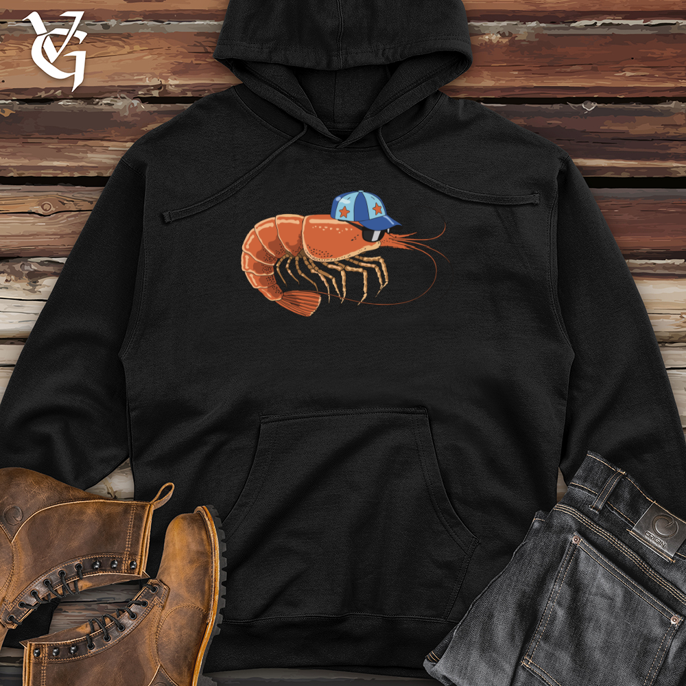 Shrimp With Cap Midweight Hooded Sweatshirt