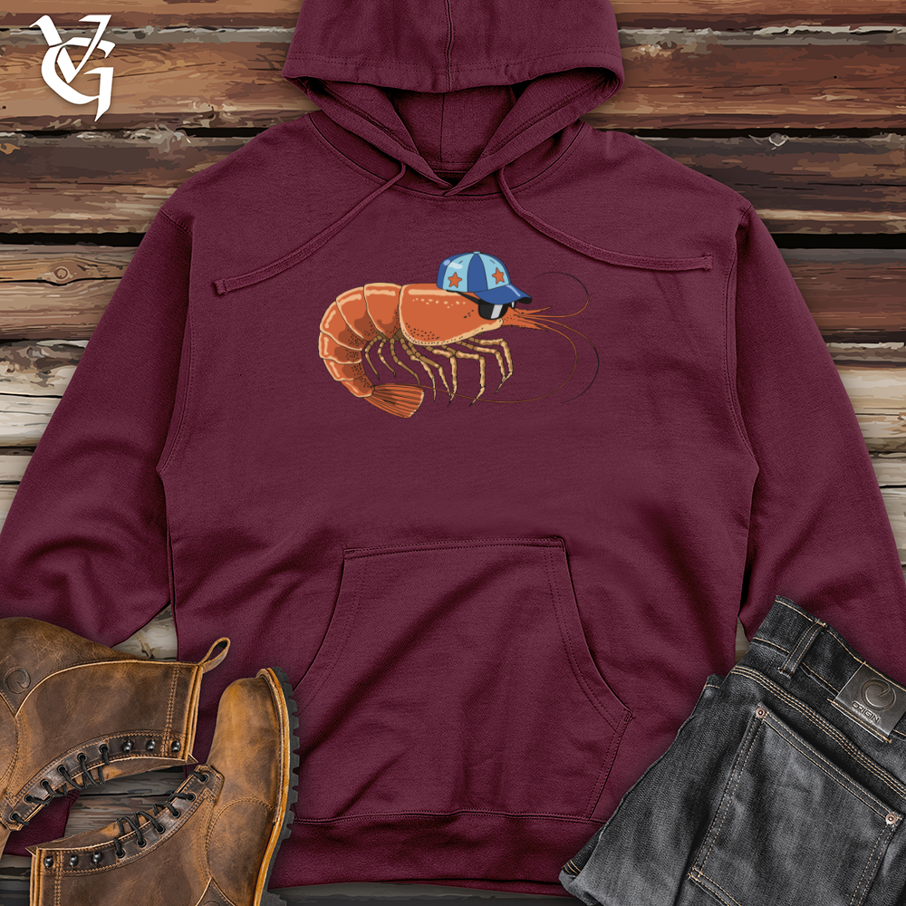 Shrimp With Cap Midweight Hooded Sweatshirt