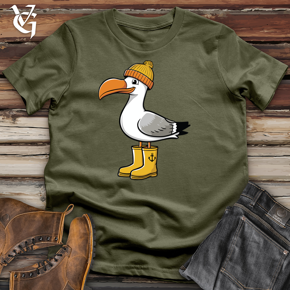Sea Gull Beanie Cotton Tee