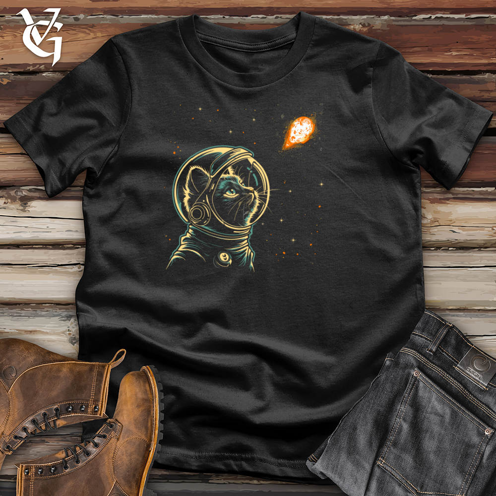 Cosmic Whisker Watcher Cotton Tee