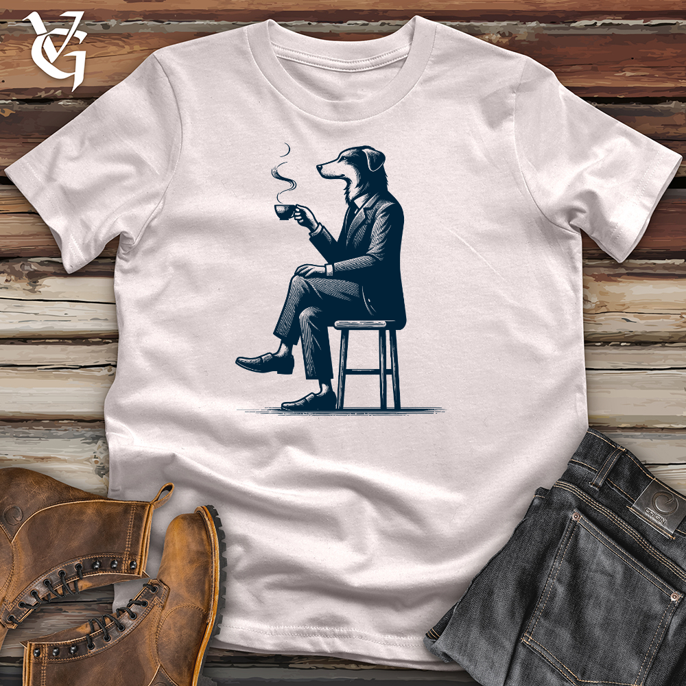 Dog Dinking Tea Softstyle Tee