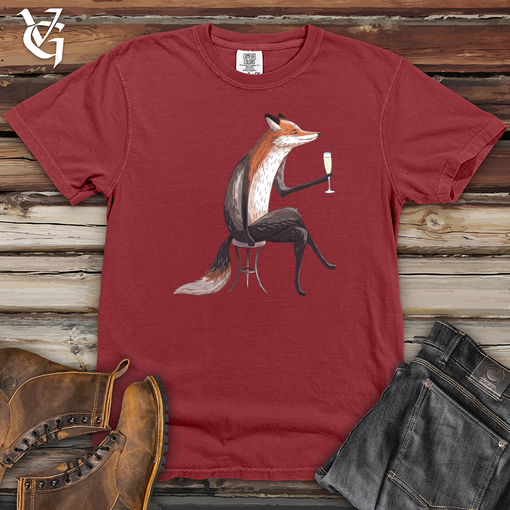 Fox Champagne Heavy Cotton Comfort Colors Tee