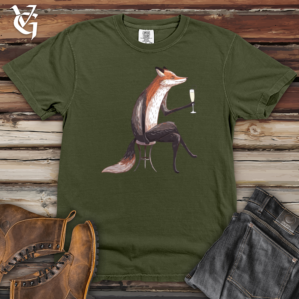 Fox Champagne Heavy Cotton Comfort Colors Tee