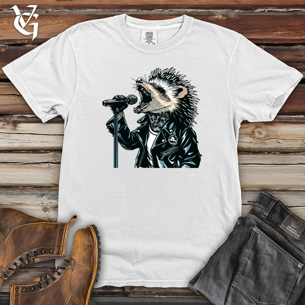 Hedgehog Punk Vocalist Heavy Cotton Comfort Colors Tee