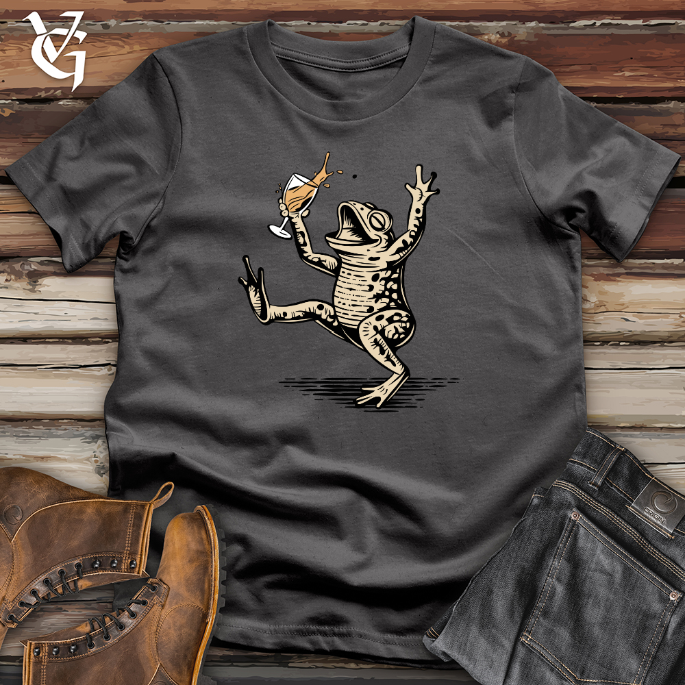 Frog Drinking Softstyle Tee