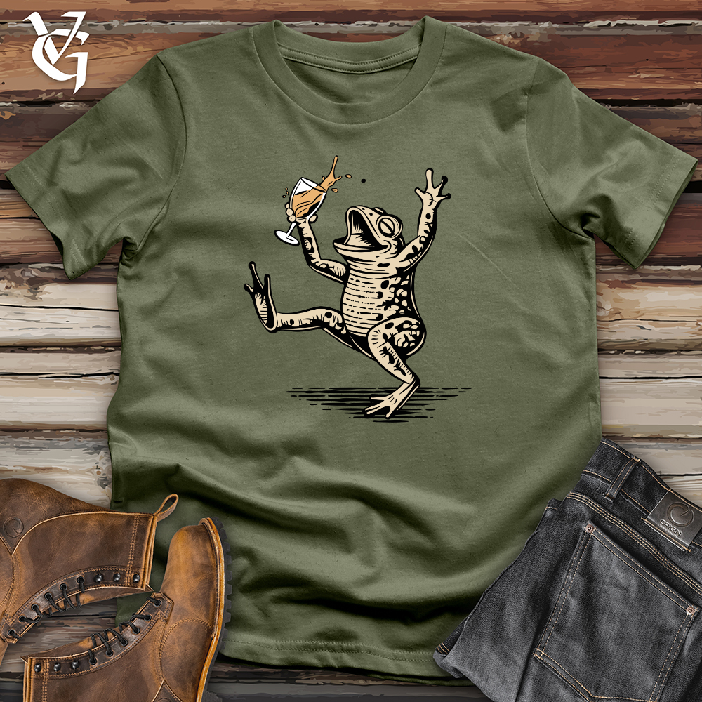 Frog Drinking Softstyle Tee
