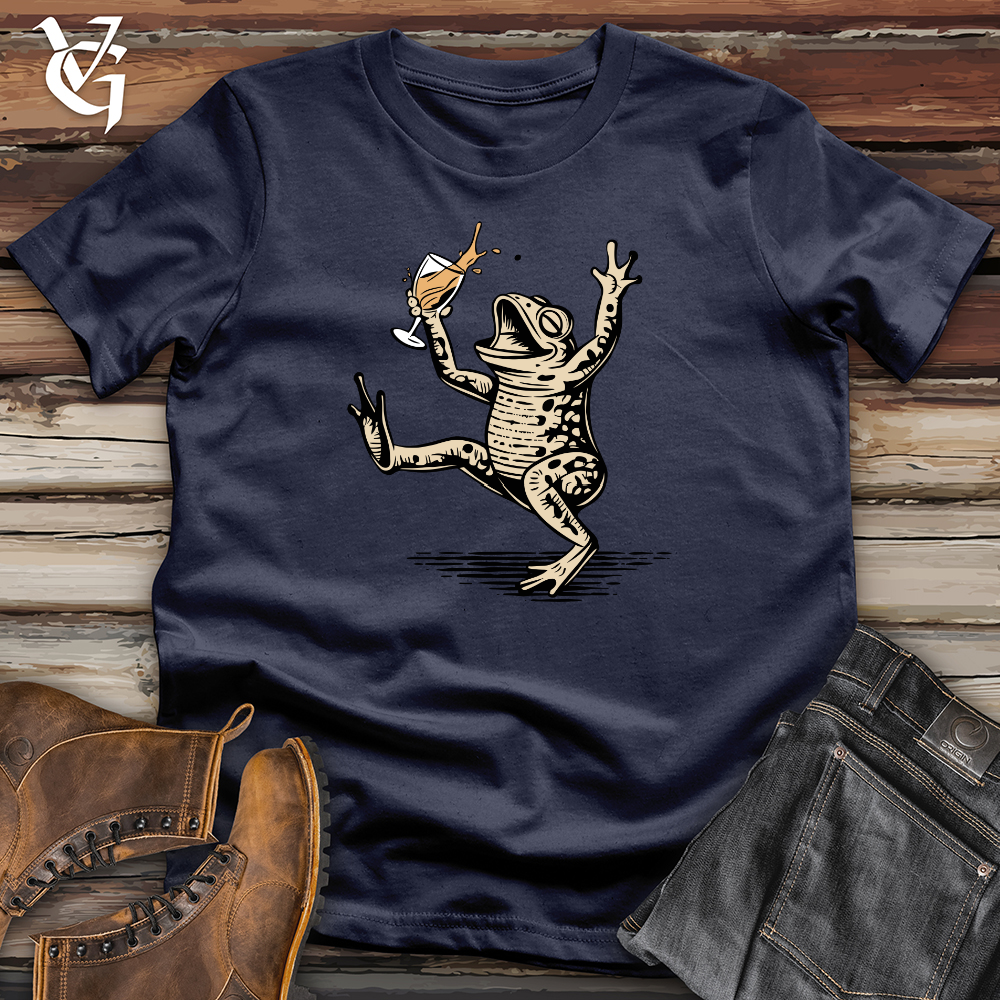 Frog Drinking Softstyle Tee