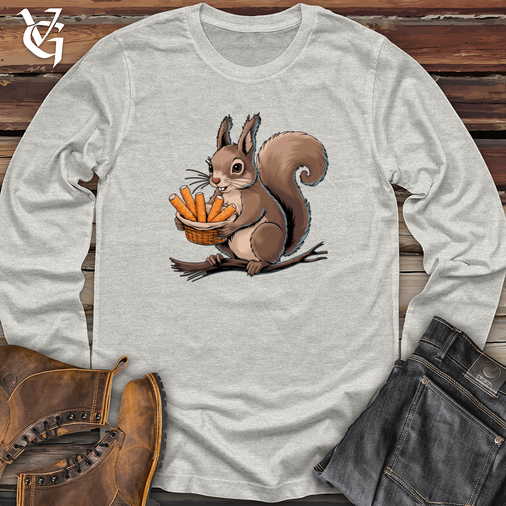 Squirrel with Mozzarella Sticks Long Sleeve