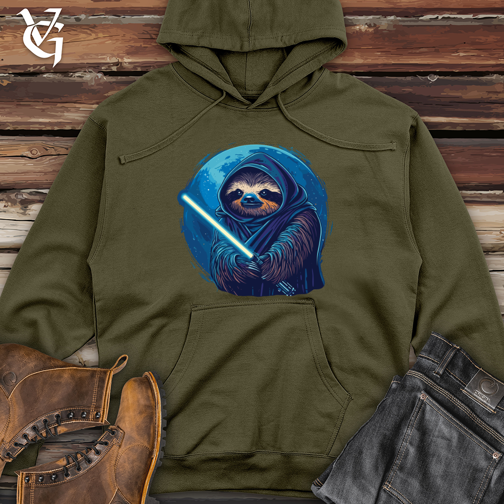 Knighted Sloth Midweight Hooded Sweatshirt