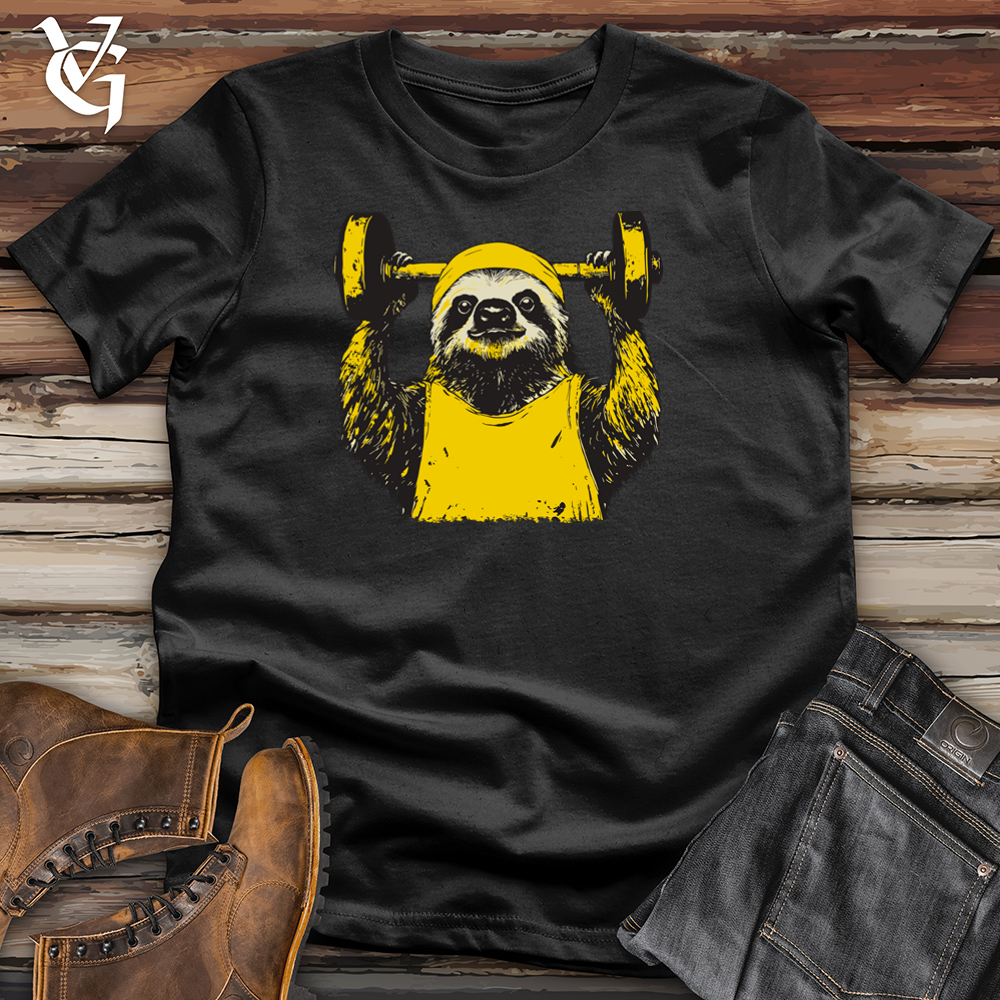 Sloth Powerlifter Cotton Tee