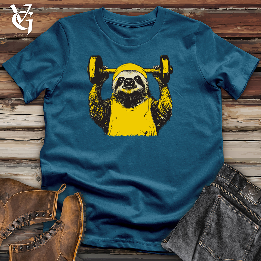 Sloth Powerlifter Cotton Tee