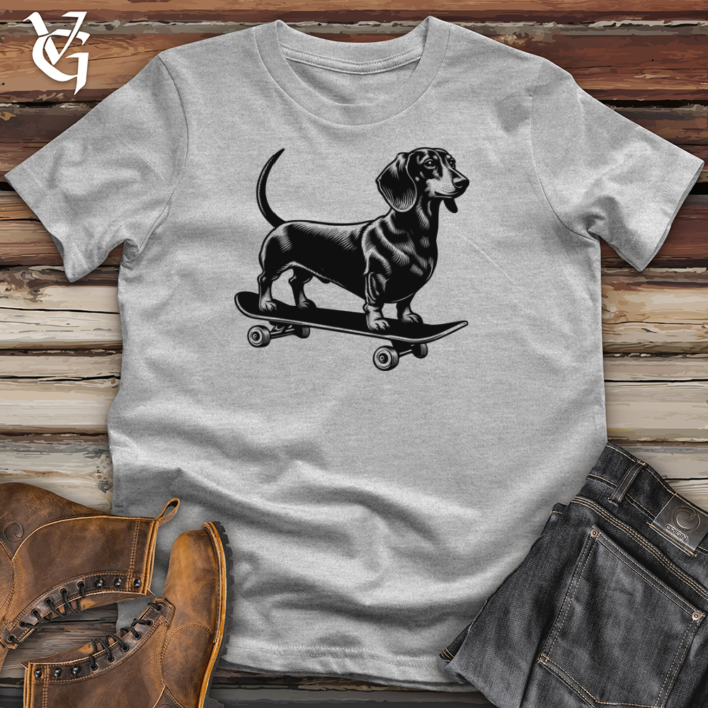 Dog Skateboarder Cotton Tee