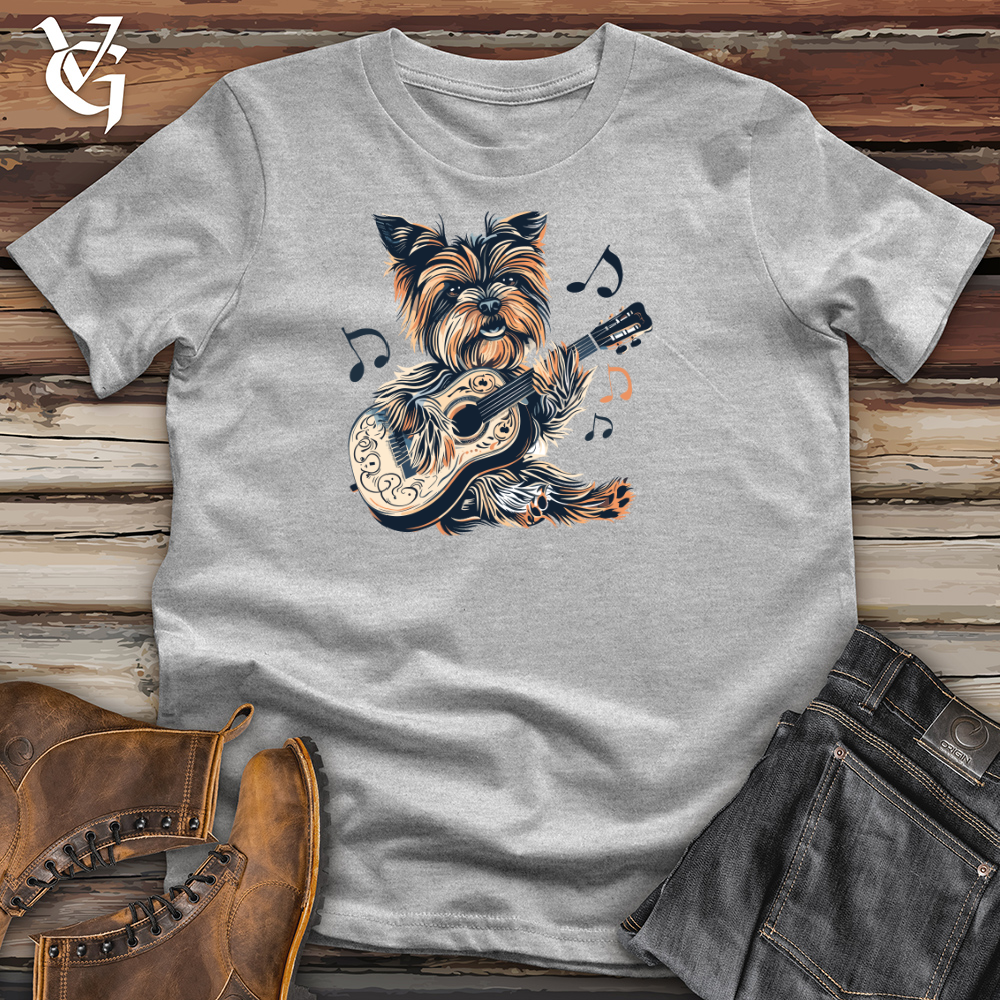 Yorkie Guitar Serenade Cotton Tee