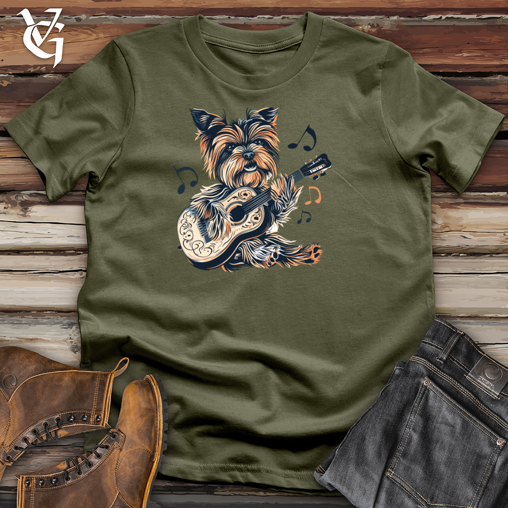 Yorkie Guitar Serenade Cotton Tee