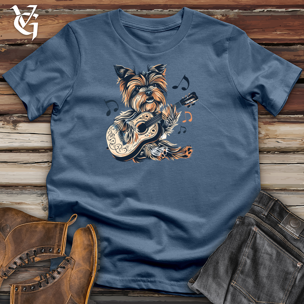Yorkie Guitar Serenade Cotton Tee