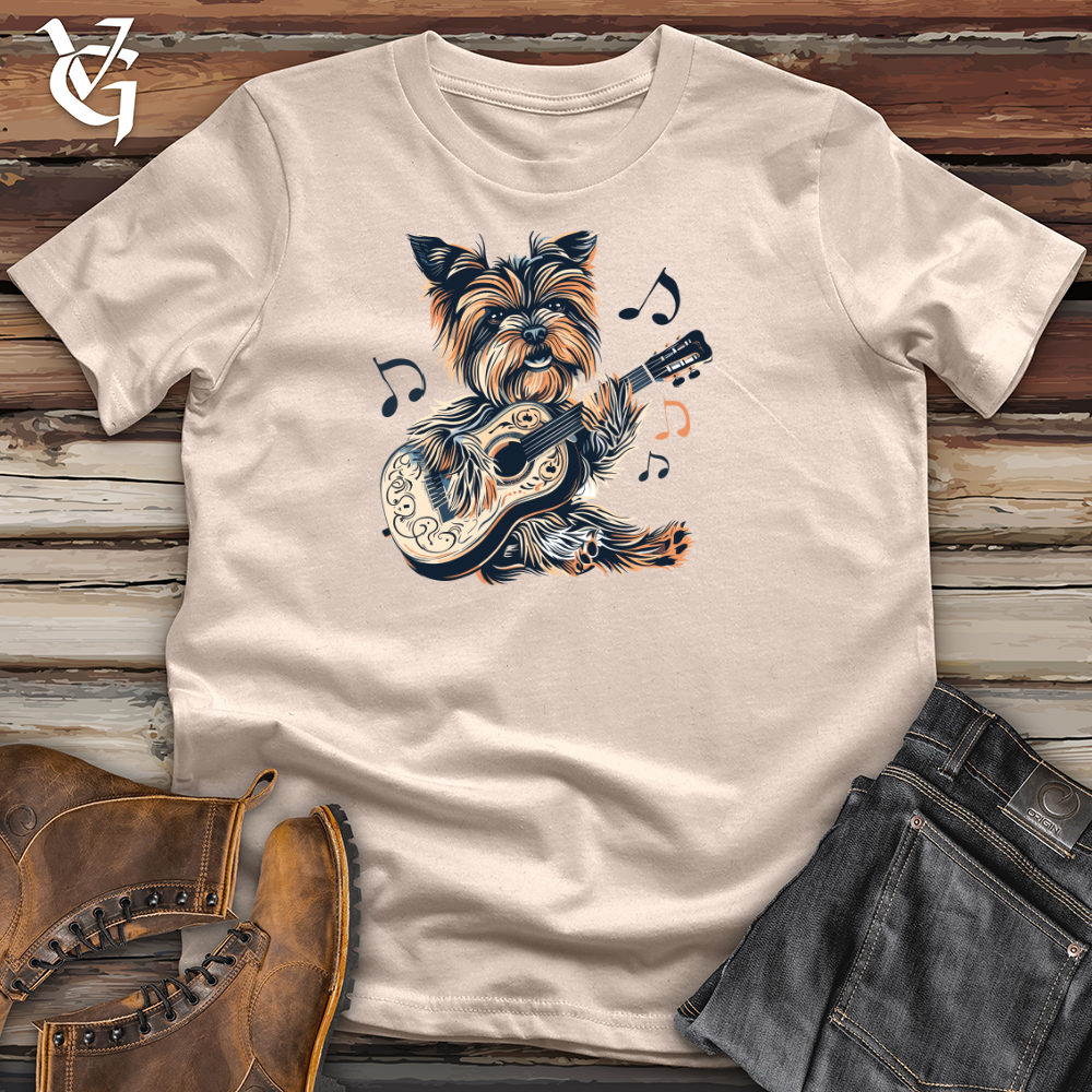Yorkie Guitar Serenade Cotton Tee