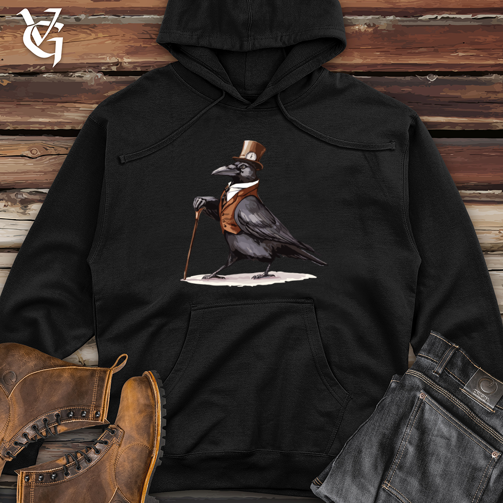 Aristocratic Raven Midweight Hooded Sweatshirt