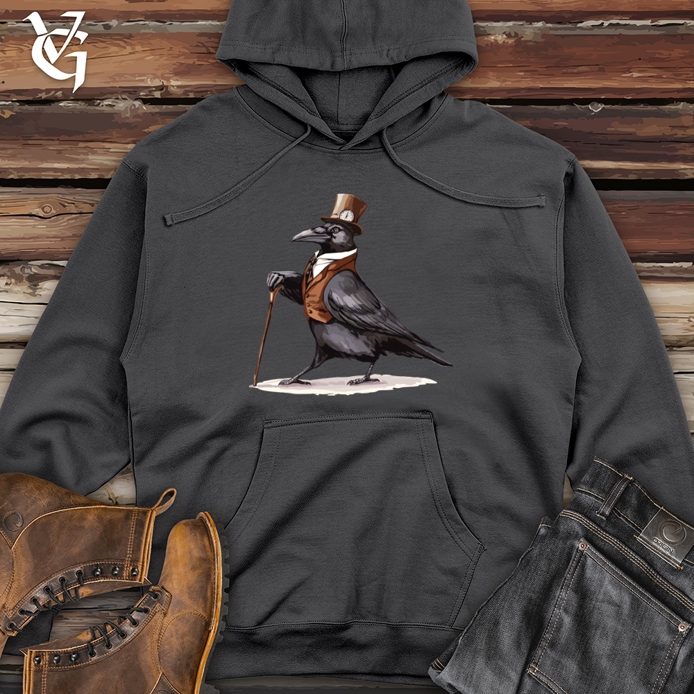 Aristocratic Raven Midweight Hooded Sweatshirt
