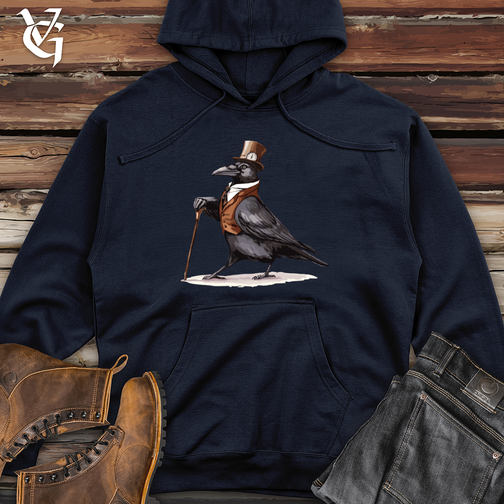Aristocratic Raven Midweight Hooded Sweatshirt