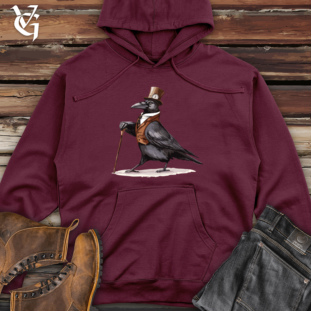 Aristocratic Raven Midweight Hooded Sweatshirt