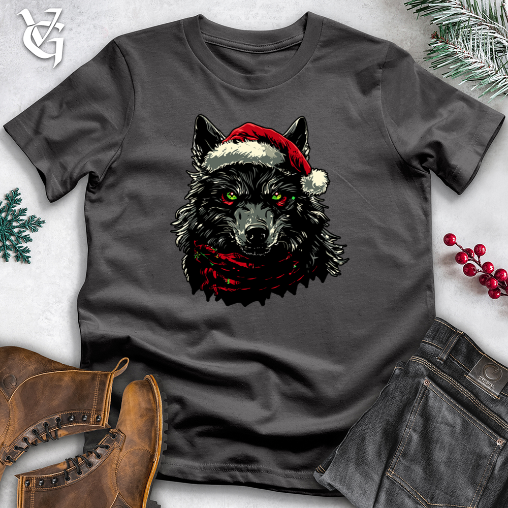 Dark Christmas Wolf Softstyle Tee