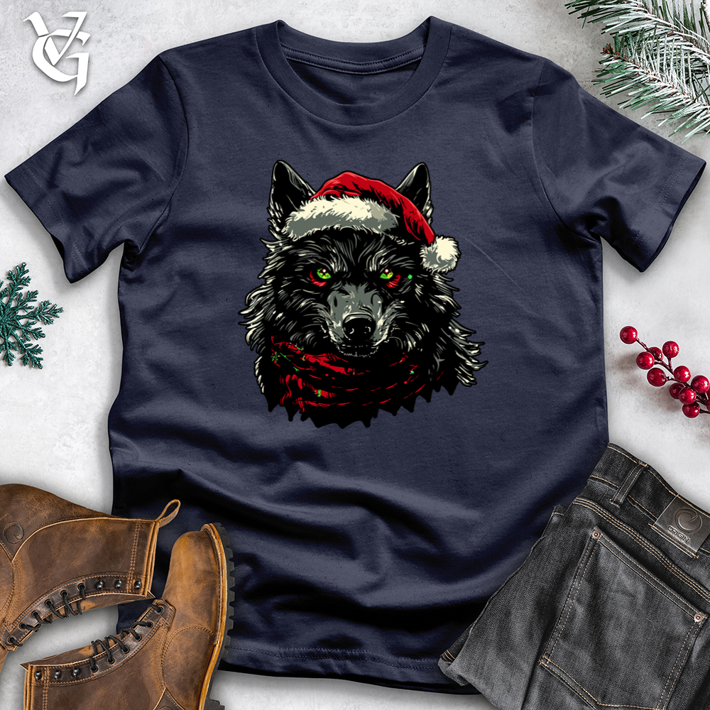 Dark Christmas Wolf Softstyle Tee