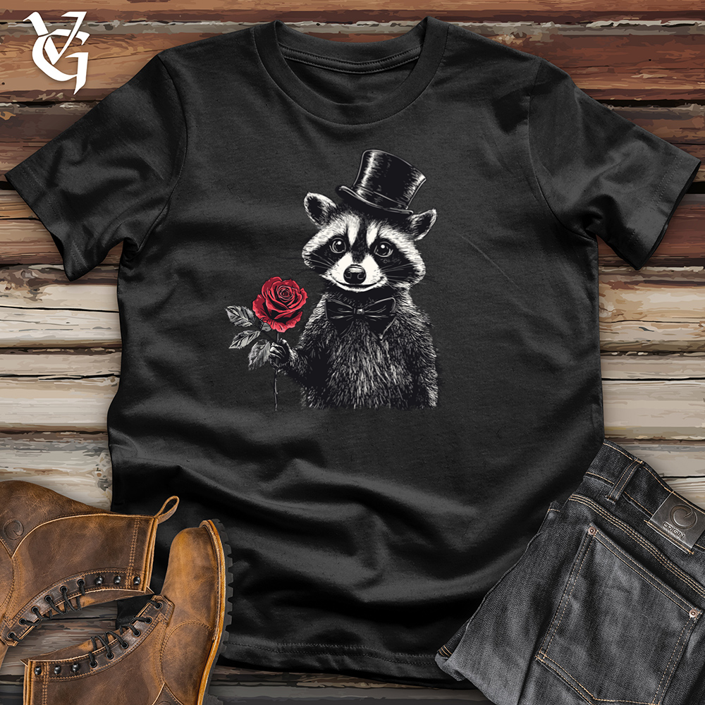 Raccoon Valentine Cotton Tee