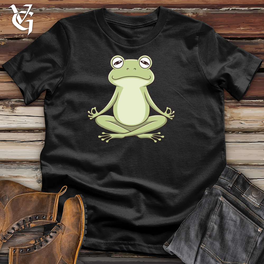 Frog Doing Yoga Softstyle Tee