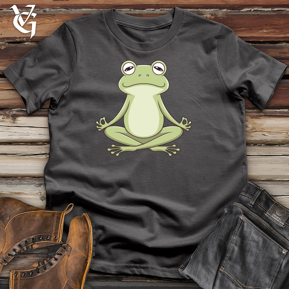 Frog Doing Yoga Softstyle Tee
