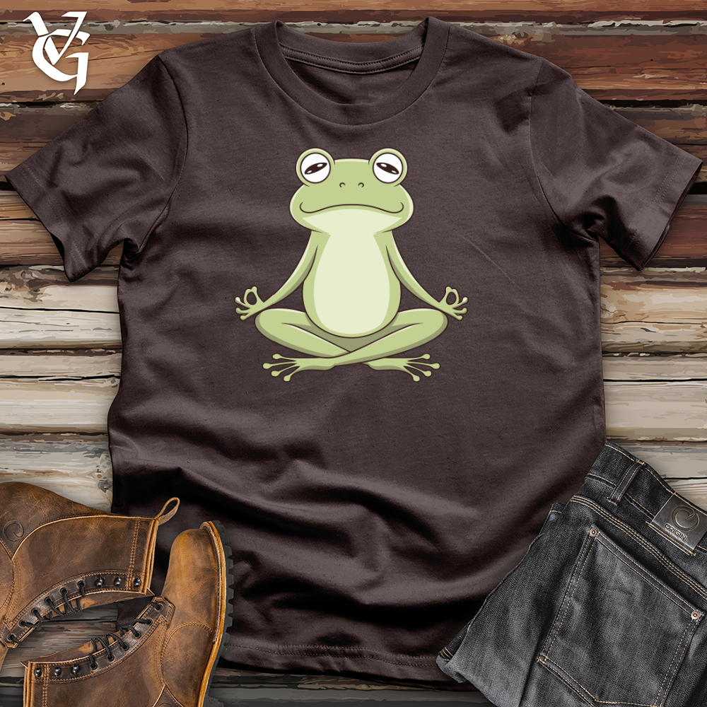 Frog Doing Yoga Softstyle Tee