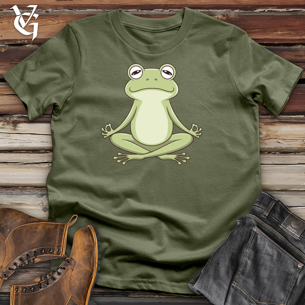 Frog Doing Yoga Softstyle Tee