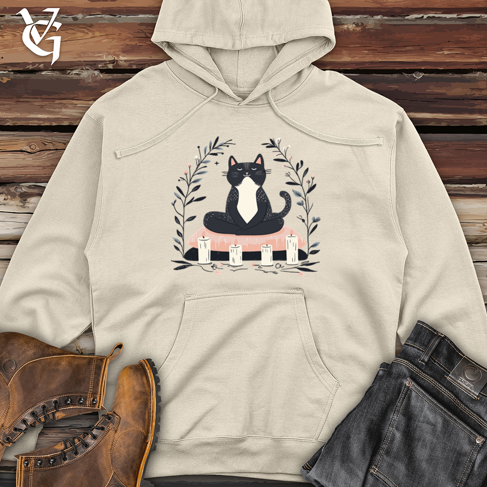 Zen Cat Midweight Hooded Sweatshirt