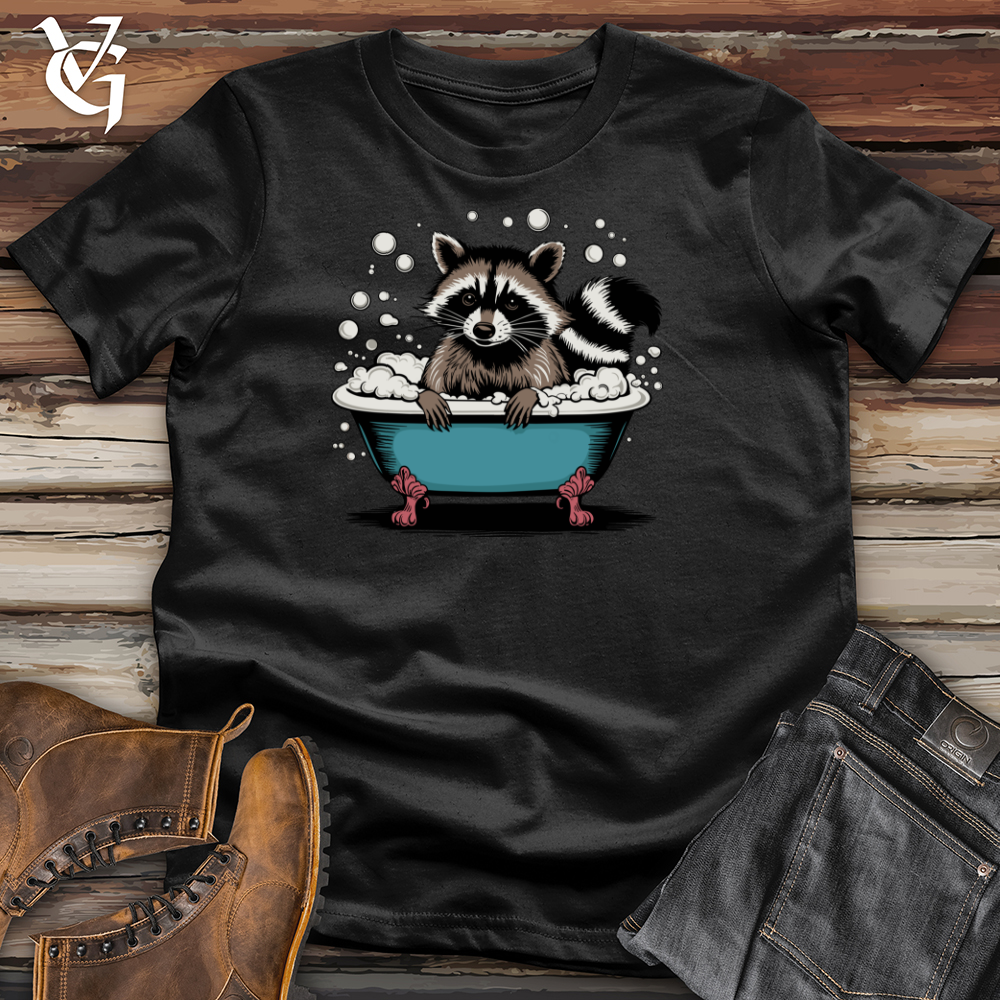 Raccoon in a Bathtub Softstyle Tee