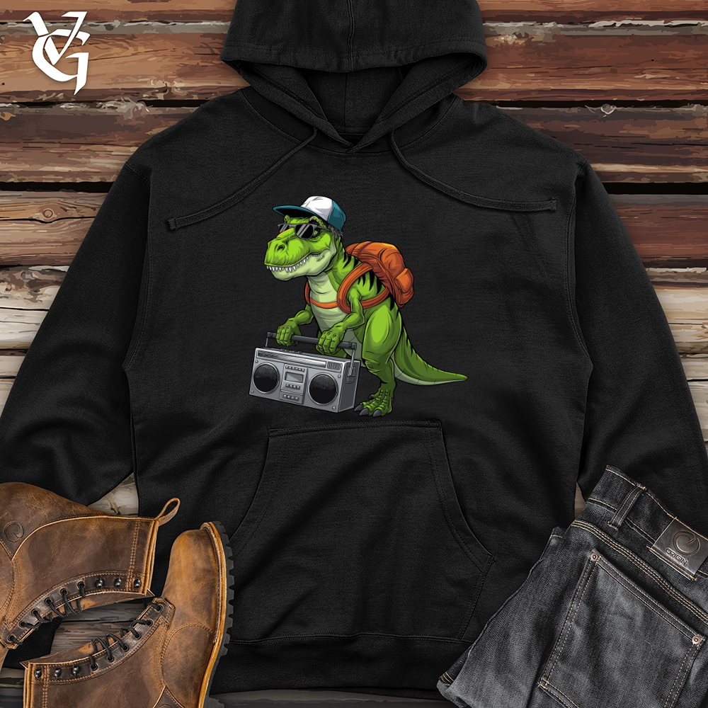Dinosaur Rockstar Midweight Hooded Sweatshirt